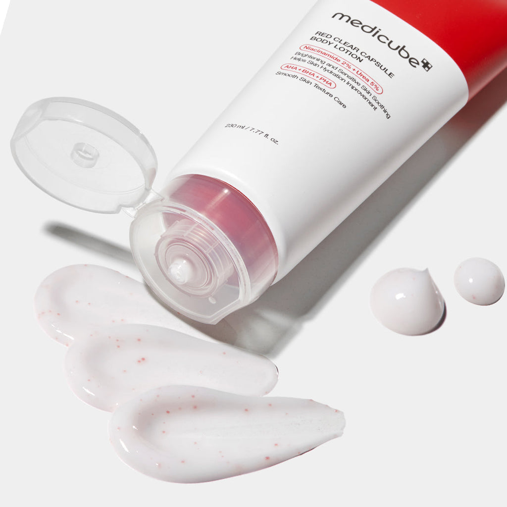 Red Clear Capsule Body Lotion