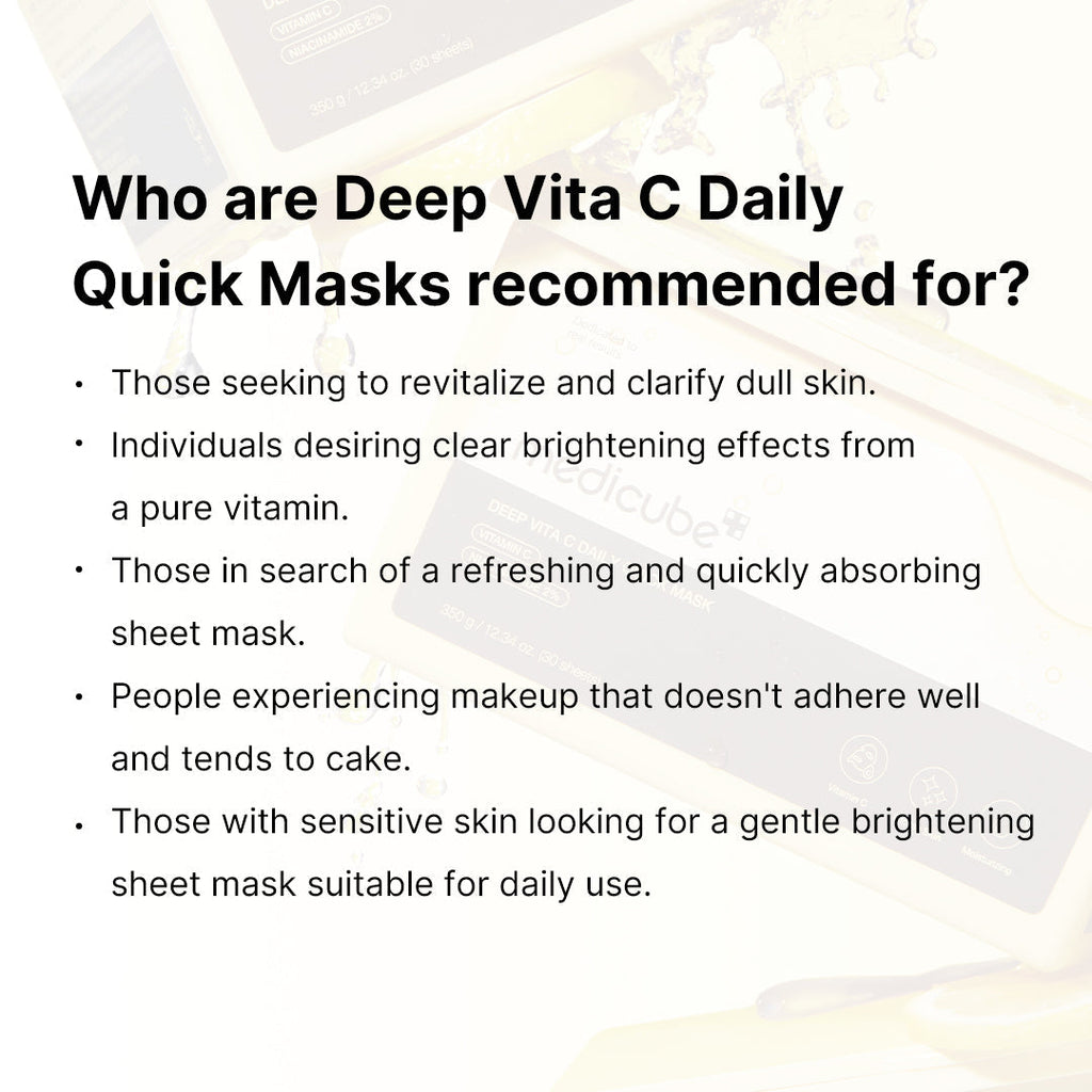 [GIFT] Deep Vita C Daily Quick Masks